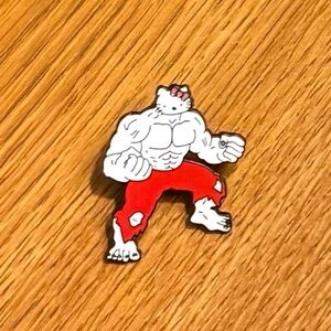 Women’s Accessories Buff Muscular Strong Hello Kitty Multicolored Enamel Pin